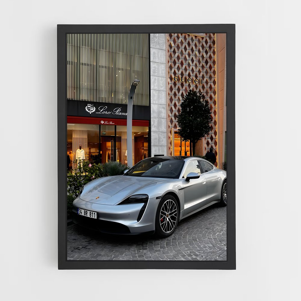 Poster Taycan s élégant – affiche Porsche (vue 2)